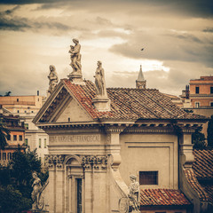 Fototapeta na wymiar Church of Santa Francesca Romana, Rome Italy
