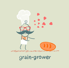 grain grower in love with bread