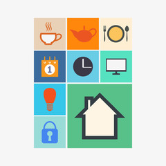  home icons set