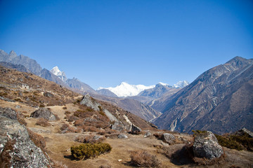 Fototapeta na wymiar Szlak do bazy Everest