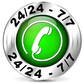 Vector Green Phone Icon