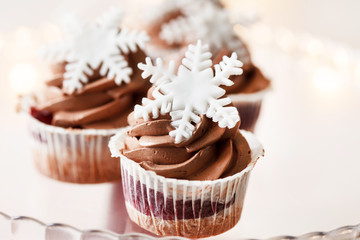 Christmas cupcakes