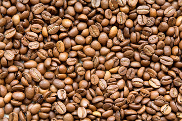 Coffee beans texture