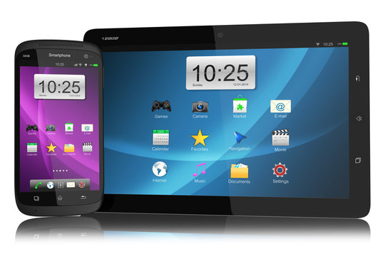 Modern smartphone and tablet PC