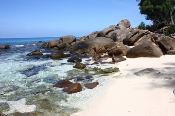 Spiaggia delle isole Seychelles