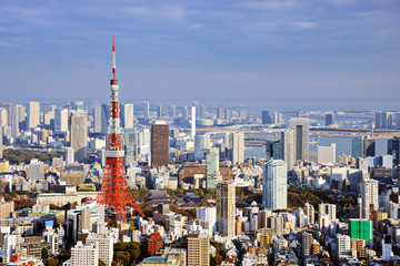 Tokyo Tower and Skyline