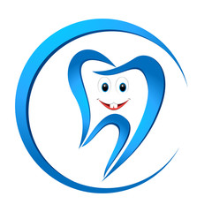 kleiner lächelnder Zahn