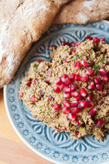 Auberginen Dip, Hummus