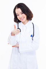 Young Asian woman doctor