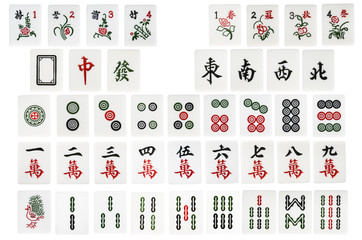 mahjong - obrazy, fototapety, plakaty