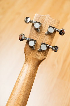 Headstock of Ukulele Hawaiian Guitar