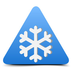 Obraz premium Cold Warning Sign