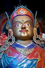 Statue of Guru Padmasabhava at Hemis Gompa, Ladakh