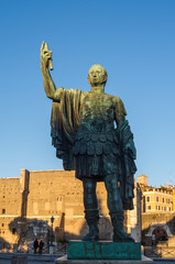 Fototapeta premium Roma, cartello menu su strada