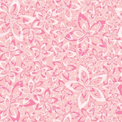 tender pink seamless pattern, vector illustration