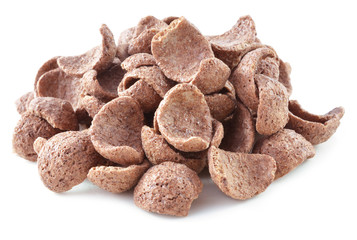 Corn flakes isolated