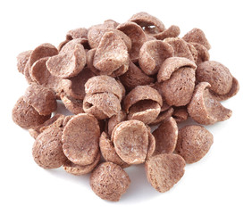Corn flakes isolated