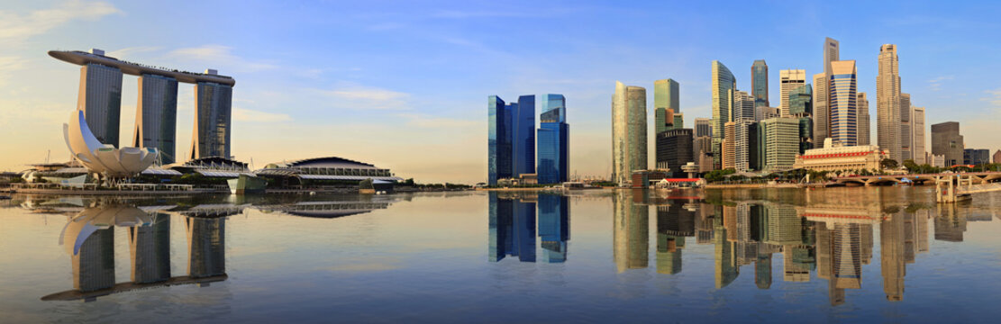 Singapore Panorama City Skyline 