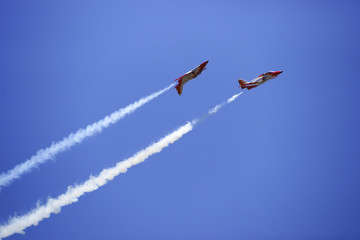 2011 in Granada, GRANADA, spain, SPAIN - JUNE 19: Aerobatic Span