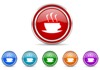 coffee icon vector set