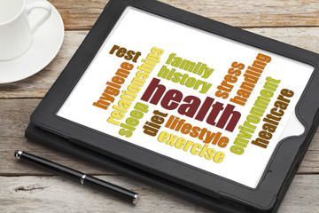 health word cloud