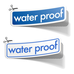 Water proof stickers