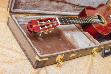 Acoustic guitar.