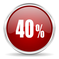 40 percent icon