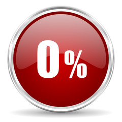 0 percent icon