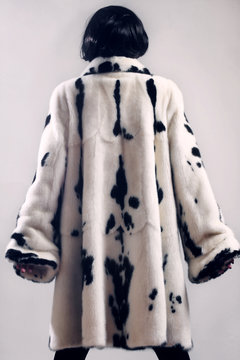 Fur coat winter clothes fashion