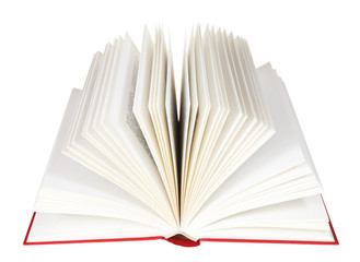 open book isolated on white background