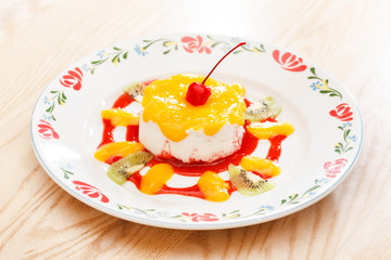 panna cotta dessert for kids