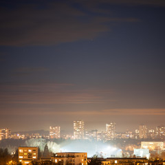 Fototapeta premium city night lights