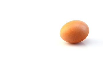 eggs on white background