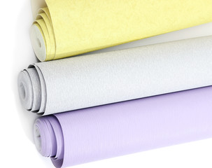 Wallpapers isolated on white