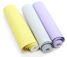 Wallpapers isolated on white