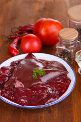 Raw liver