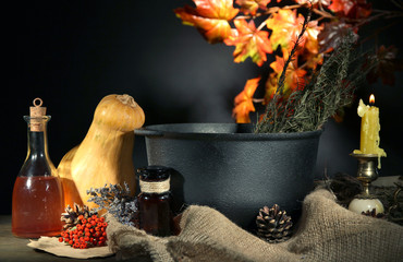 Scary Halloween laboratory