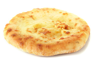 Pita bread isolated on white