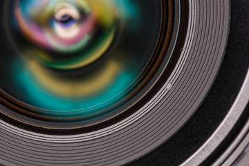 Front element of a camera lens