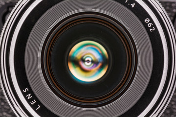 Front element of a camera lens