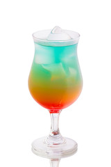 Coloured cocktail