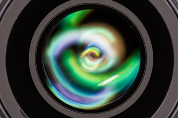 Front element of a camera lens