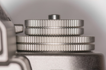 Dials on top of camera