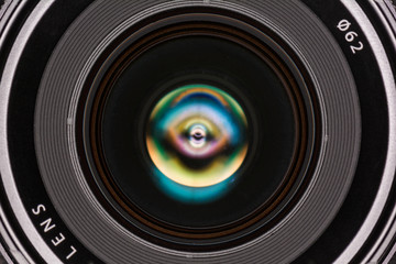 Front element of a camera lens