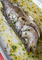 SeaBass in Sauce