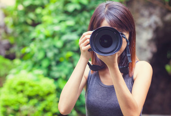 Female photographer