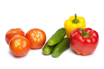 Fresh colorful vegetables