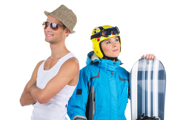 Couple of people with opposite interests.