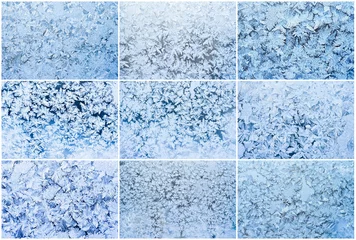 Keuken foto achterwand Arctica Frost pattern